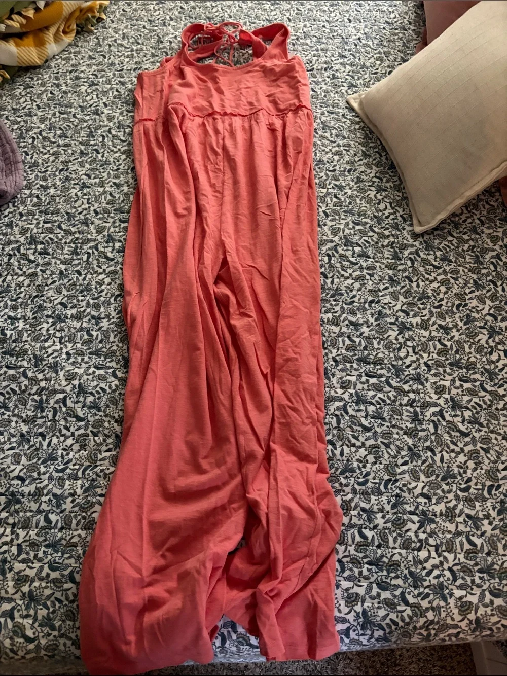 American Eagle Outfitters Coral Pink Jumpsuit - Picture 1 of 2